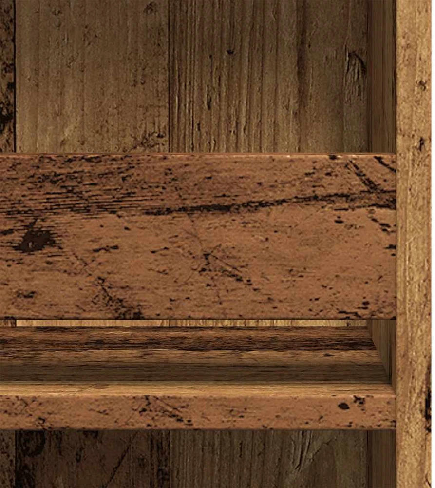 baro stalas su laikymo lentyna sena mediena 102x50x103,5 cm