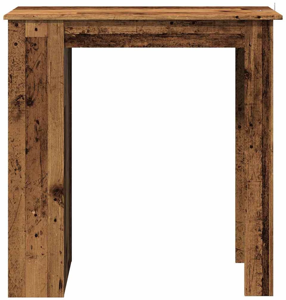 baro stalas su laikymo lentyna sena mediena 102x50x103,5 cm