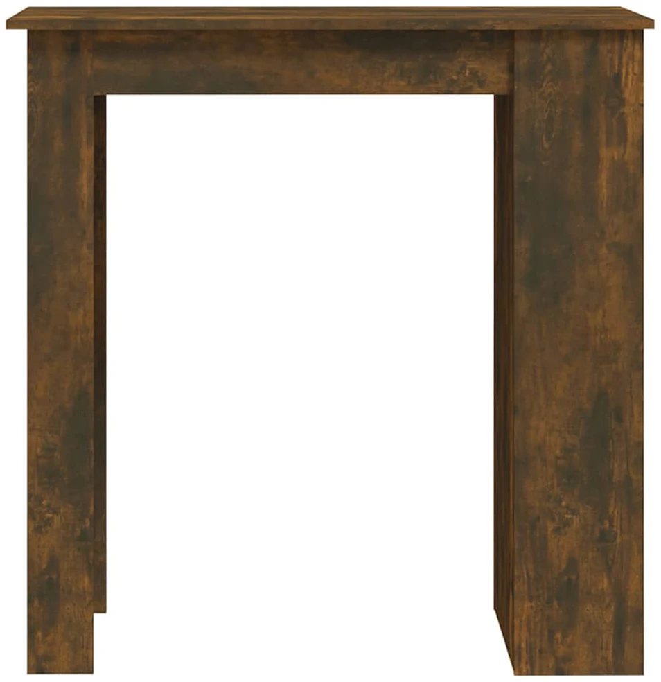 Baro stalas su lentyna, dūminio ąžuolo, 102x50x103,5cm, mediena