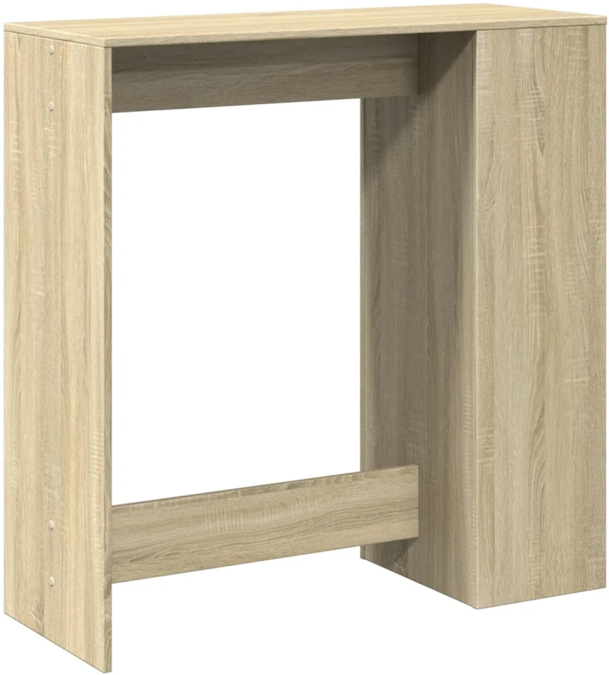 Baro stalas su lentynomis, ąžuolo, 101x40x103,5cm, mediena