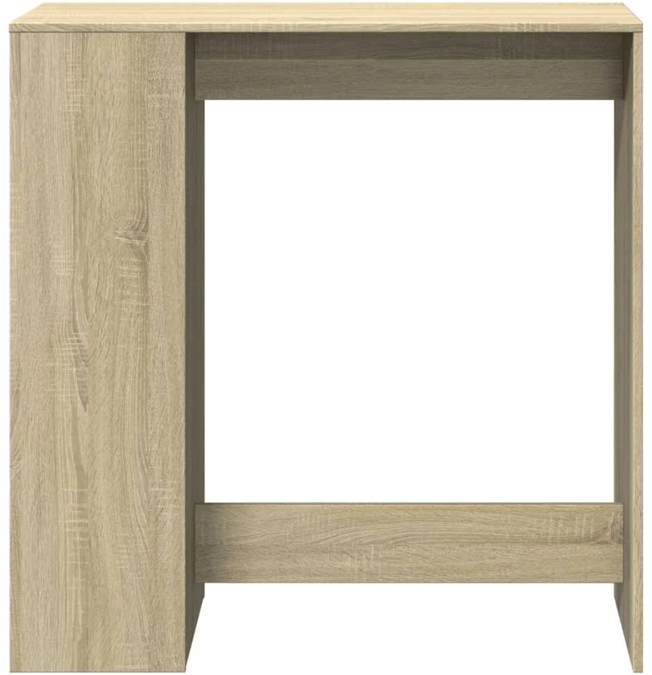 Baro stalas su lentynomis, ąžuolo, 101x40x103,5cm, mediena