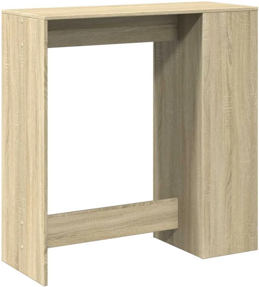 Baro stalas su lentynomis, ąžuolo, 101x40x103,5cm, mediena