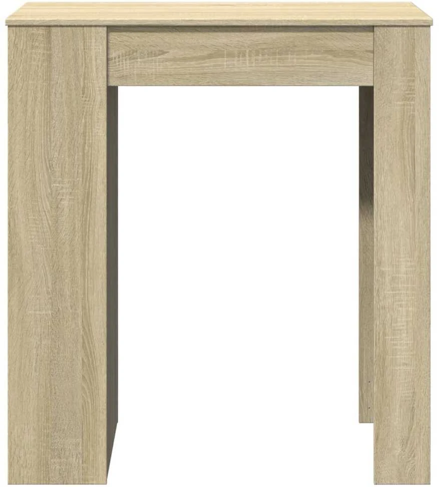 Baro stalas su lentynomis, ąžuolo, 95x47x103,5cm, mediena