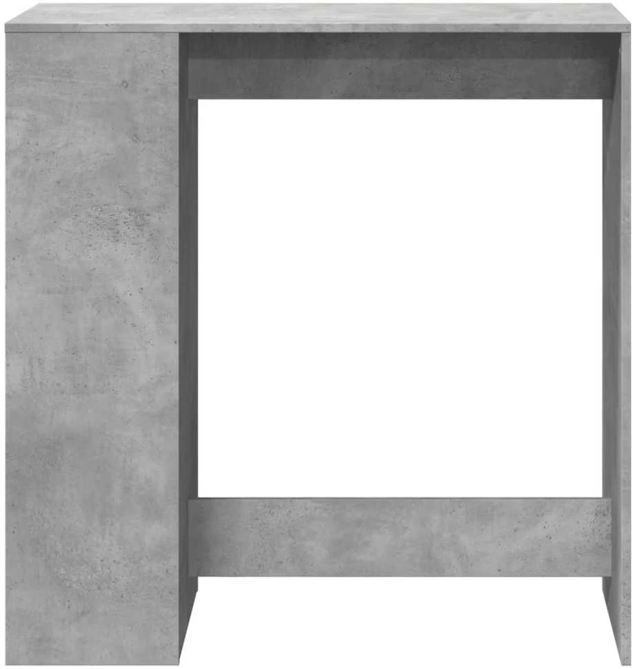 Baro stalas su lentynomis, betono, 101x40x103,5cm, mediena