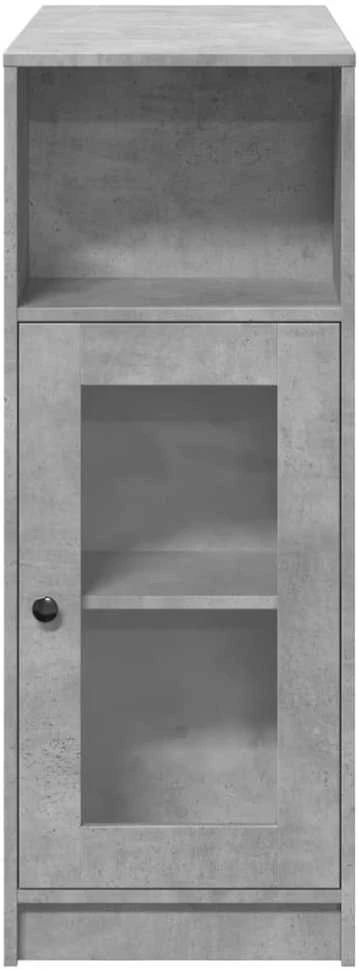 Baro stalas su lentynomis, betono, 101x40x103,5cm, mediena