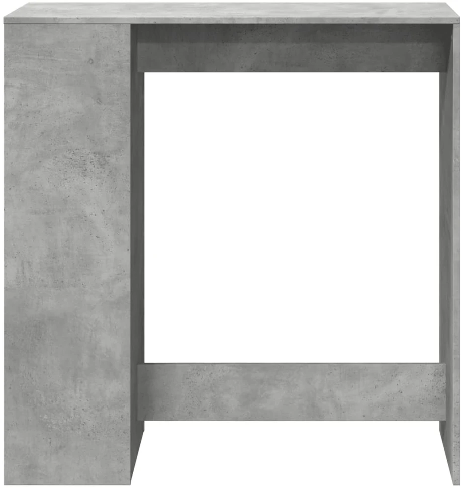 Baro stalas su lentynomis, betono, 101x40x103,5cm, mediena