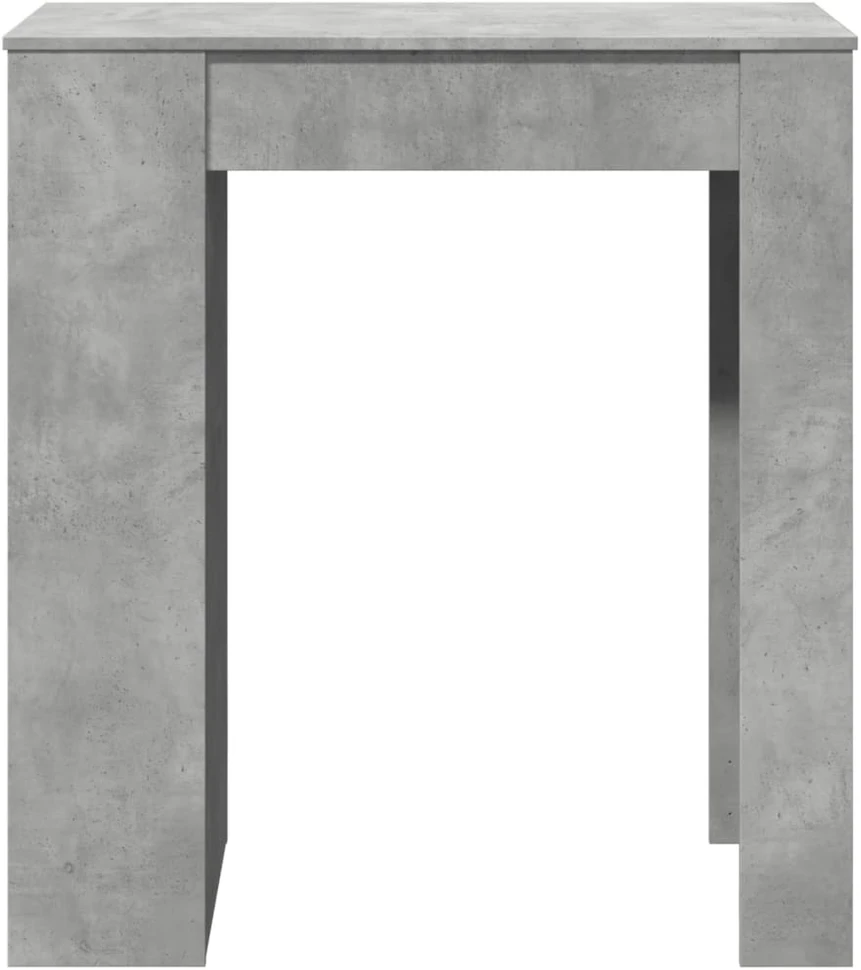 Baro stalas su lentynomis, betono, 95x47x103,5cm, mediena