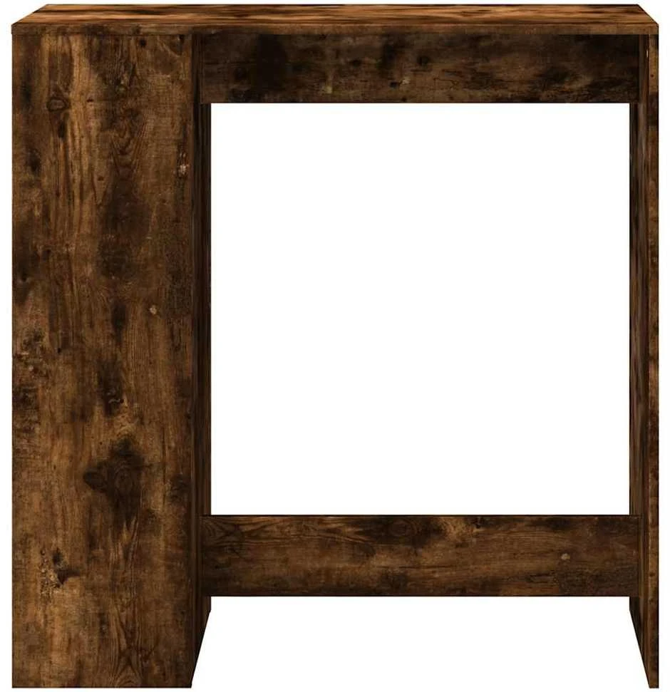 Baro stalas su lentynomis, dūminis, 101x40x103,5cm, mediena