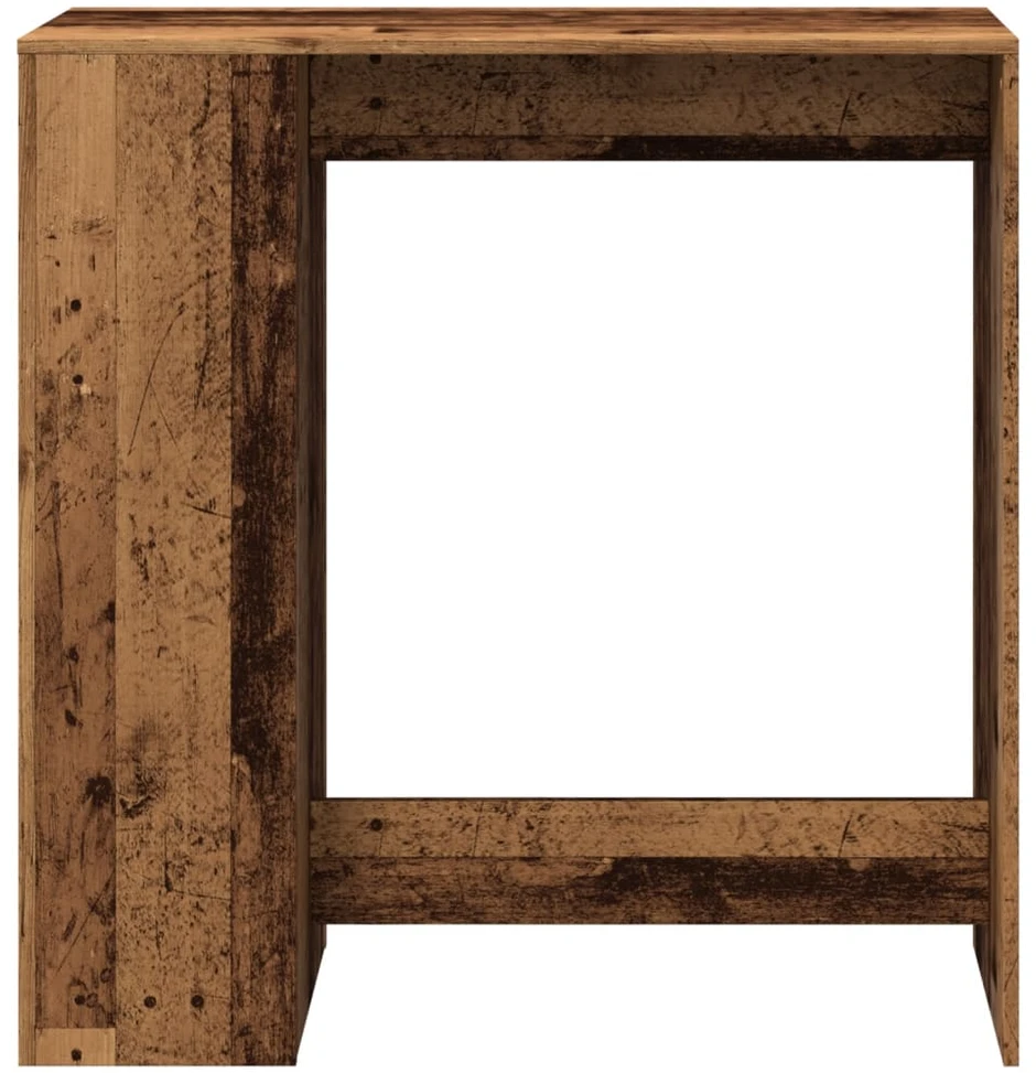 Baro stalas su lentynomis, medienos, 101x40x103,5cm, mediena