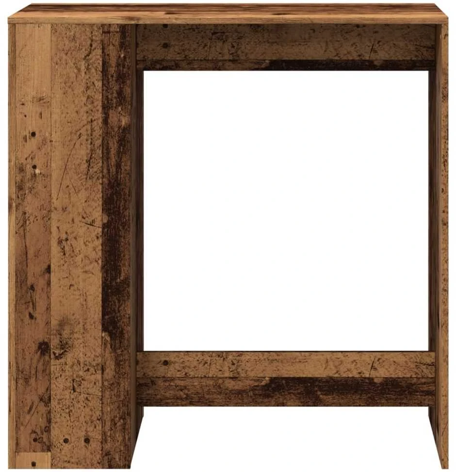 Baro stalas su lentynomis, medienos, 101x40x103,5cm, mediena