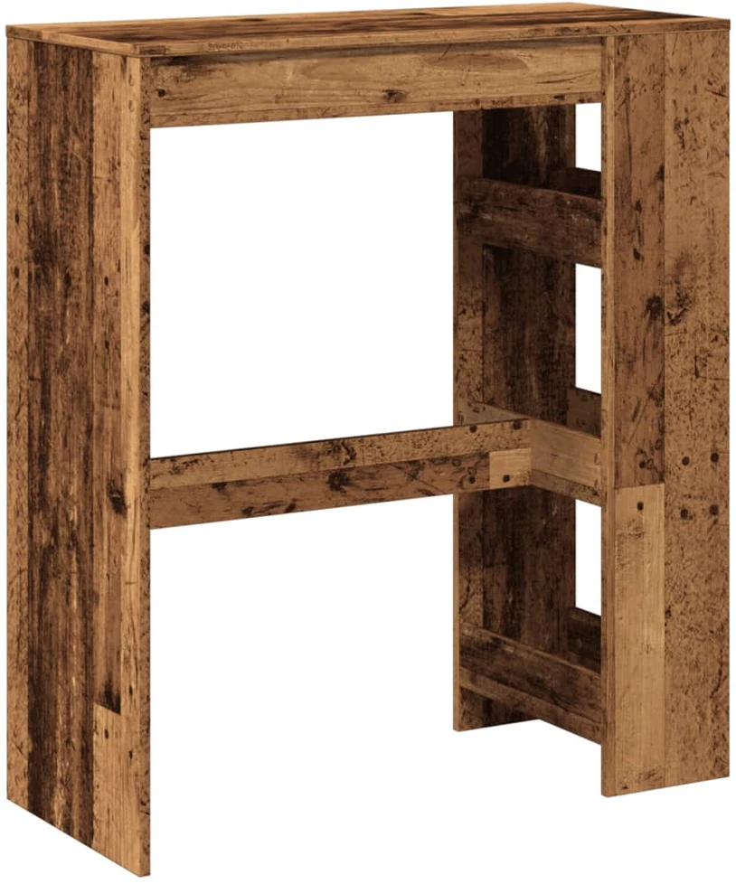 Baro stalas su lentynomis, medienos, 90x40x103,5cm, mediena
