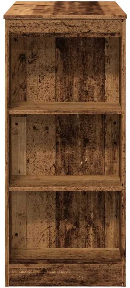 Baro stalas su lentynomis, medienos, 95x47x103,5cm, mediena