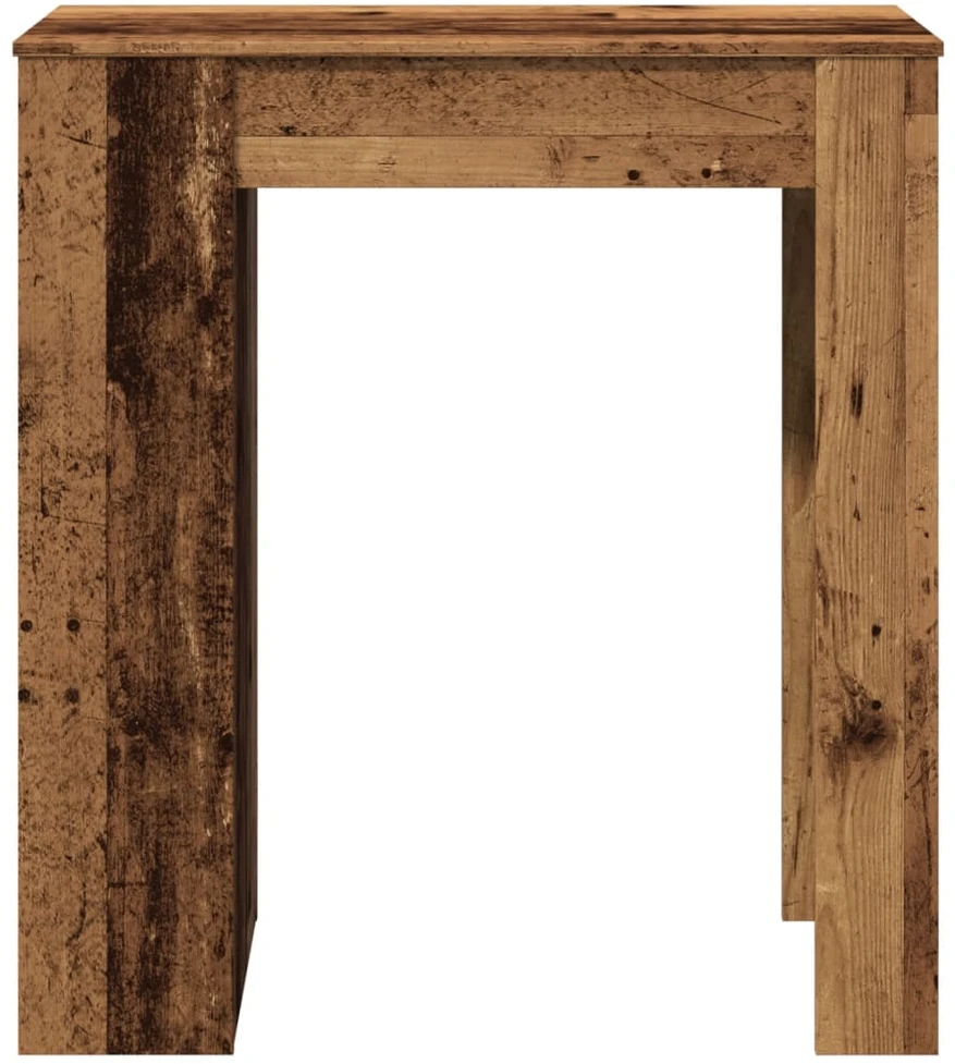 Baro stalas su lentynomis, medienos, 95x47x103,5cm, mediena