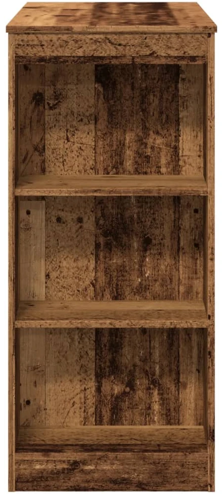 Baro stalas su lentynomis, medienos, 95x47x103,5cm, mediena