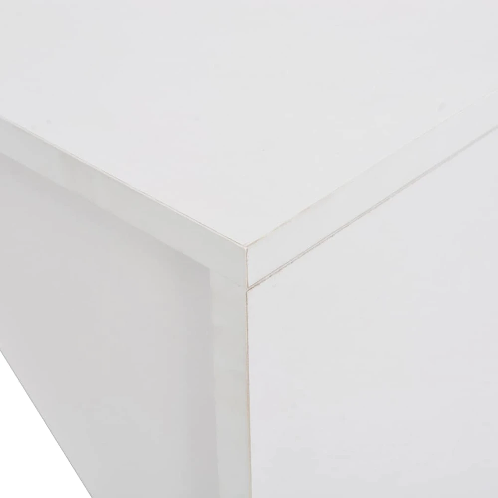 Baro stalas su spintele, baltas, 115x59x200cm