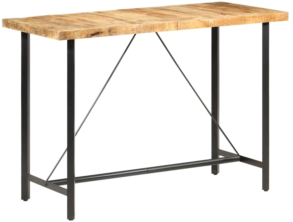 Baro staliukas, 150x70x107cm, neapdorota mango mediena