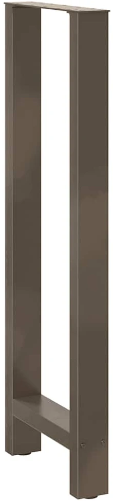 Baro stalo kojos, 2 vnt., 40 x (110-111) cm, natūralus plienas