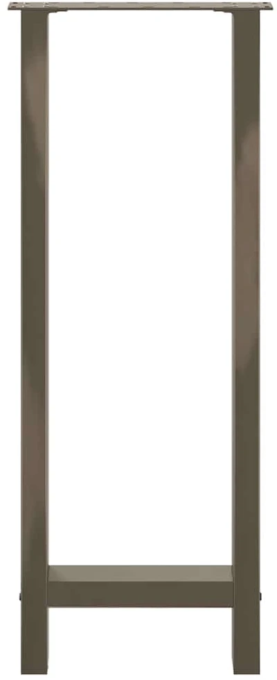 Baro stalo kojos, 2 vnt., 50x(100-101) cm, natūralus plienas