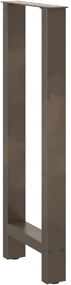 Baro stalo kojos, 2 vnt., 50x(100-101) cm, natūralus plienas