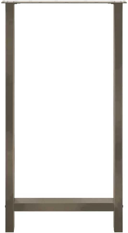 Baro stalo kojos, 2 vnt., 60x(110-111) cm, natūralus plienas