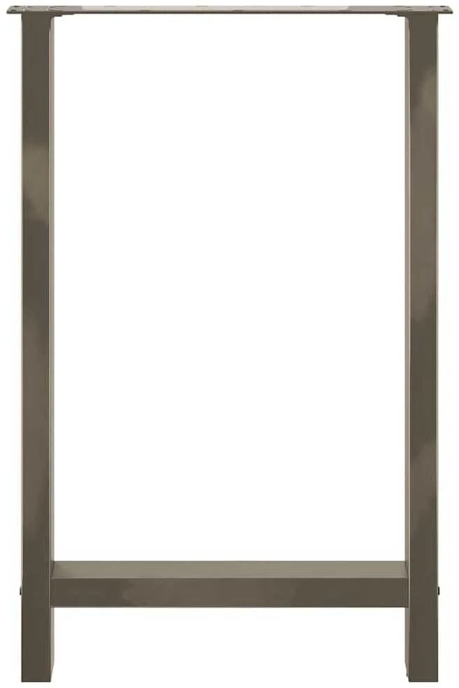 Baro stalo kojos, 2 vnt., 60x(90-91) cm, natūralus plienas