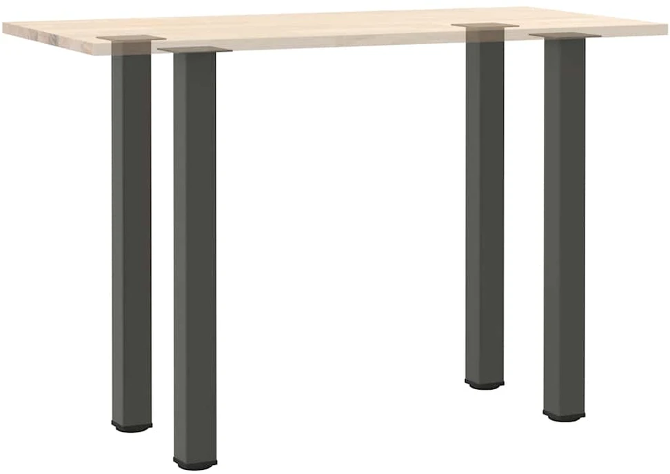 Baro stalo kojos, 4 vnt., antracito spalvos, 100-102 cm, plienas