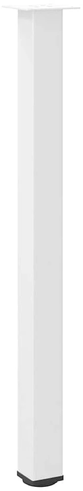 Baro stalo kojos, 4 vnt., baltos, 110-112 cm, plienas