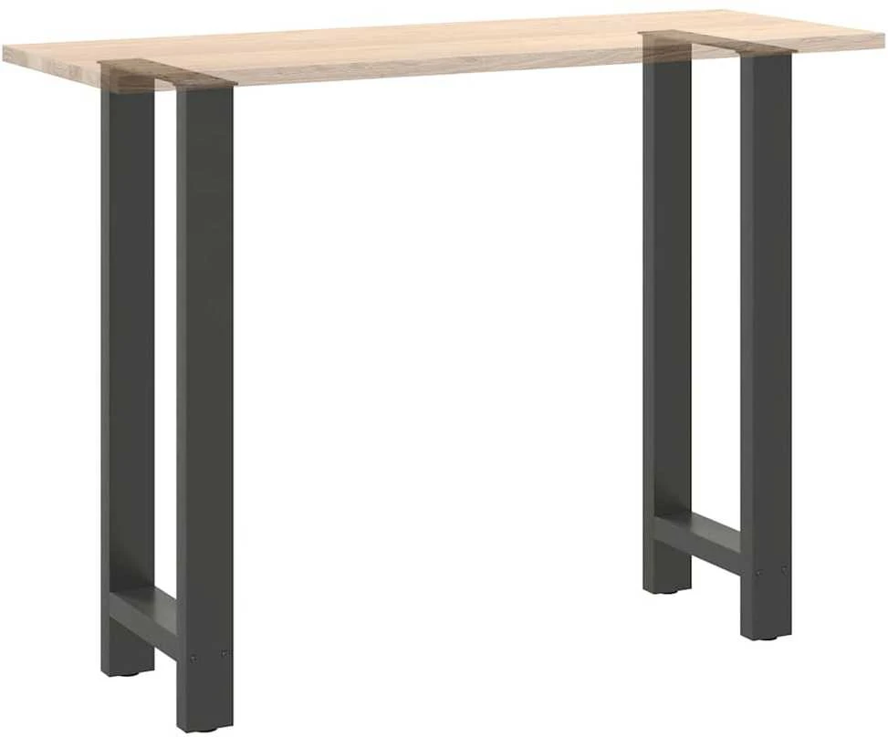 Kavos staliuko kojelės, antracito, 2 vnt., 40x(100-101)cm