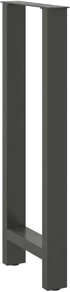 Kavos staliuko kojelės, antracito, 2 vnt., 40x(100-101)cm