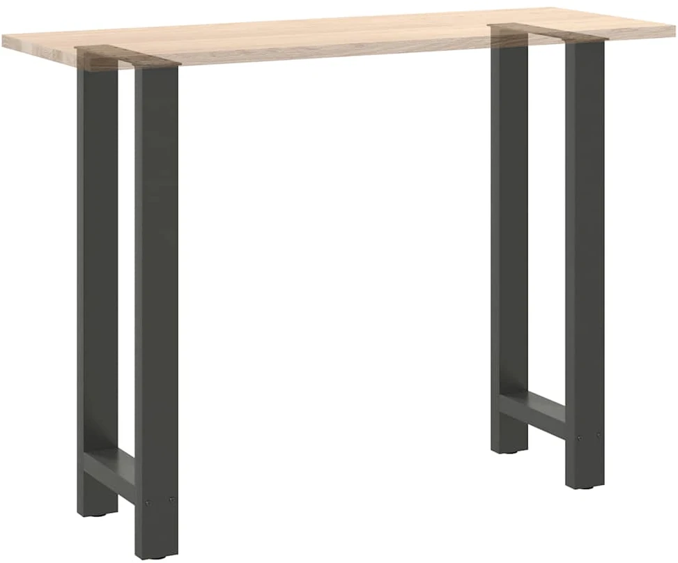 Kavos staliuko kojelės, antracito, 2 vnt., 40x(100-101)cm