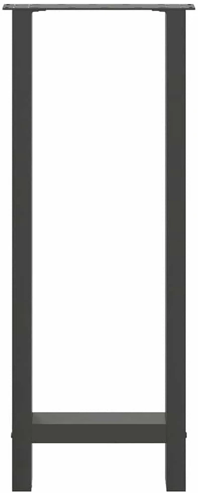 Kavos staliuko kojelės, antracito, 2 vnt., 40x(100-101)cm
