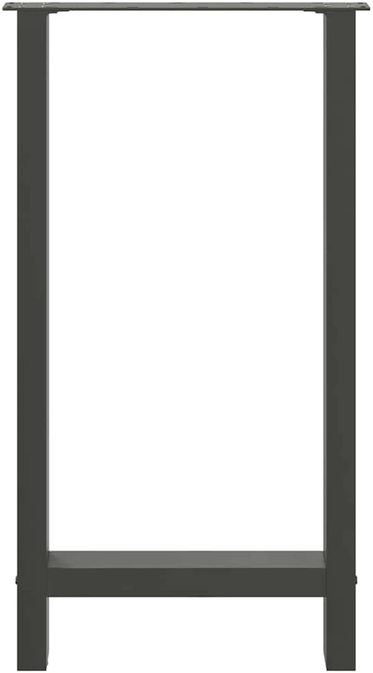 Kavos staliuko kojelės, antracito, 2 vnt., 40x(90-91)cm