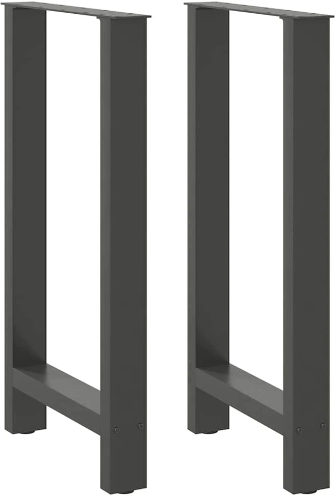 Kavos staliuko kojelės, antracito, 2 vnt., 40x(90-91)cm
