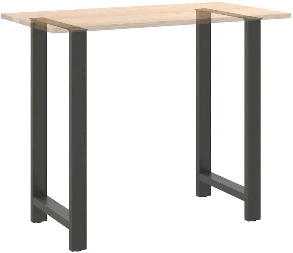 Kavos staliuko kojelės, antracito, 2 vnt., 60x(110-111)cm