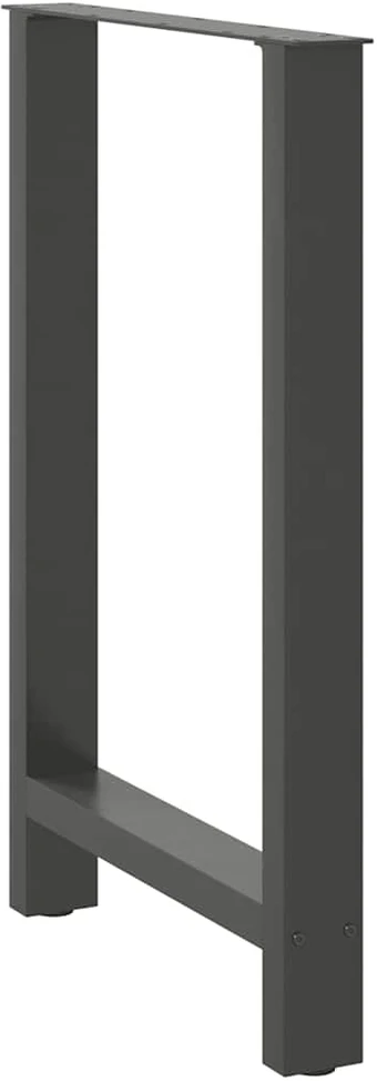 Baro stalo kojos, antracito spalvos, 2 vnt., 60x(90-91) cm, plienas