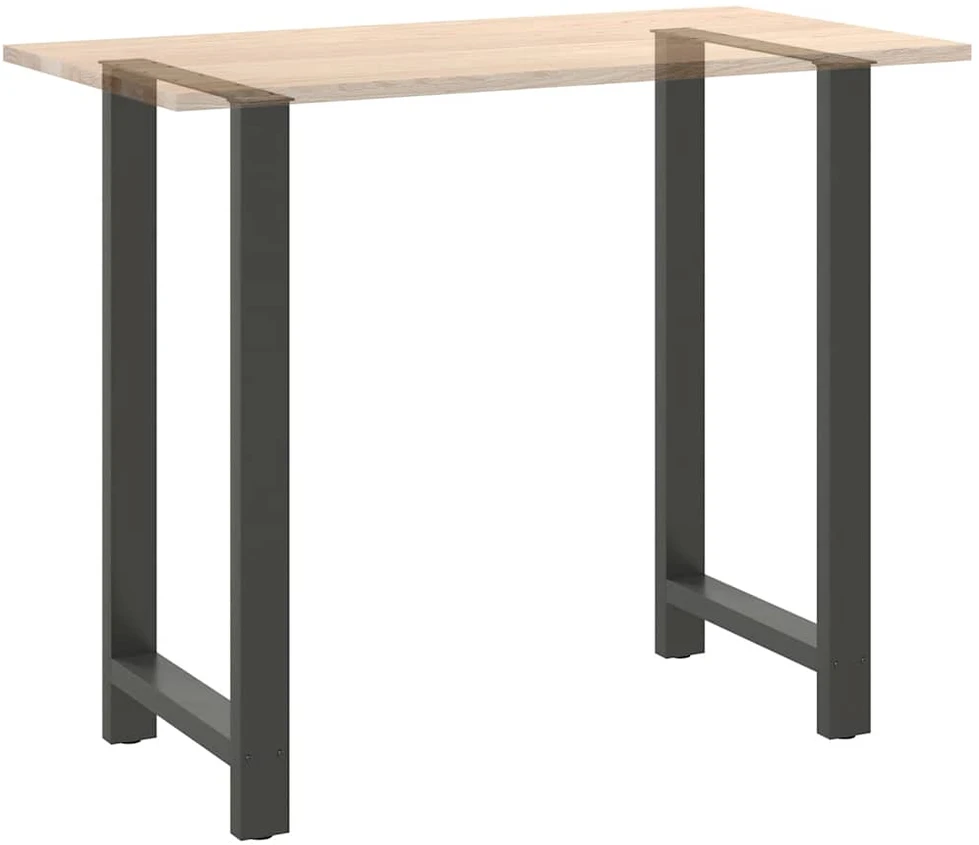 Kavos staliuko kojelės, antracito, 2 vnt., 60x(110-111)cm
