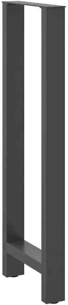 Baro stalo kojos, antracito spalvos, 2 vnt., 50x(110-111) cm, plienas