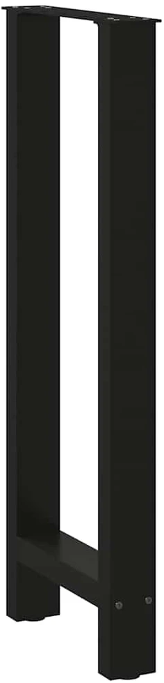 Baro stalo kojos, juodos, 2 vnt., 40x(100-101) cm, plienas