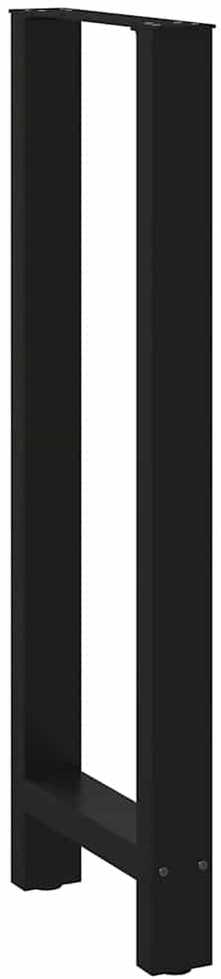 Baro stalo kojos, juodos, 2 vnt., 40x(110-111) cm, plienas