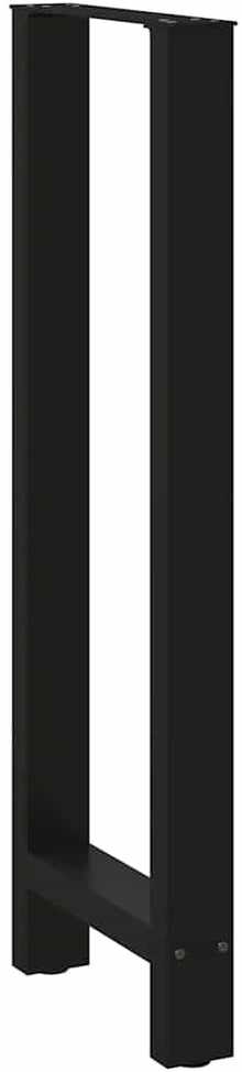 Baro stalo kojos, juodos, 2 vnt., 50x(110-111) cm, plienas