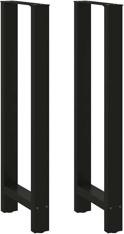 Baro stalo kojos, juodos, 2 vnt., 50x(110-111) cm, plienas