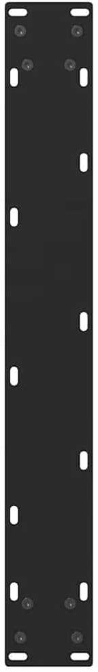Baro stalo kojos, juodos, 2 vnt., 60x(90-91) cm, plienas