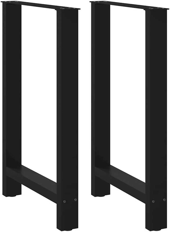 Baro stalo kojos, juodos, 2 vnt., 60x(90-91) cm, plienas