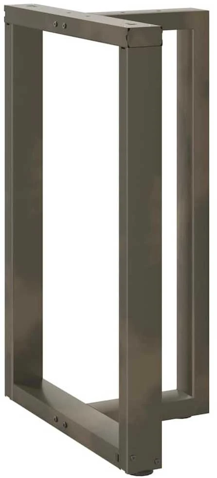 Baro stalo kojos, T formos, 2 vnt., juodos, 60x35x(90-91) cm, plienas