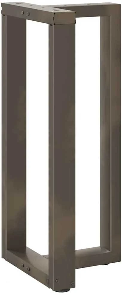 Baro stalo kojos, T formos, 2 vnt., juodos, 50x35x(90-91) cm, plienas