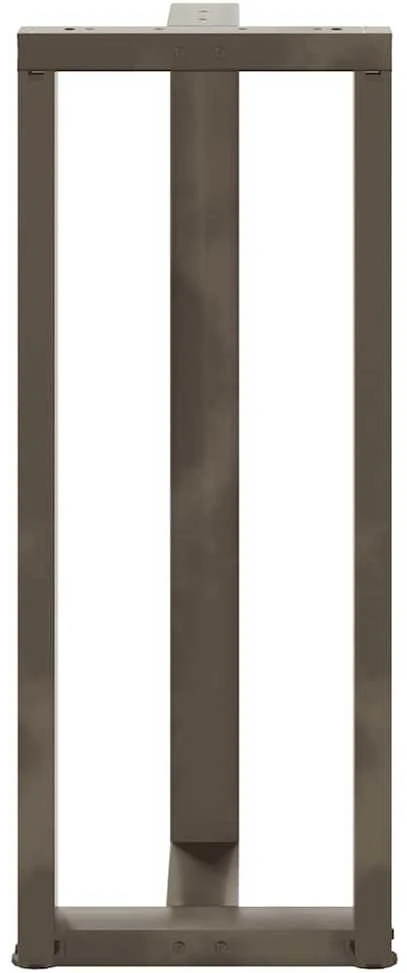 Baro stalo kojos, T formos, 2 vnt., juodos, 40x35x(100-101) cm, plienas