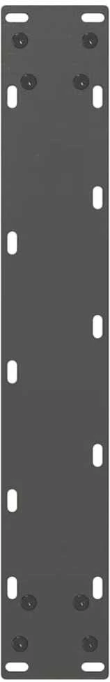 Baro stalo kojos, U formos, 2 vnt., antracito spalvos, 40x(100-101) cm, plienas
