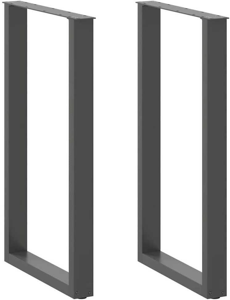 Kavos staliuko kojelės, U formos, 2 vnt., 60x(100-101) cm