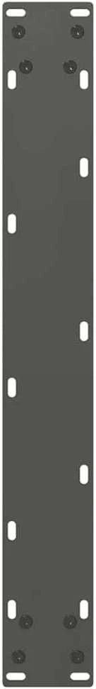 Baro stalo kojos, U formos, 2 vnt., antracito spalvos, 60x(90-91) cm, plienas