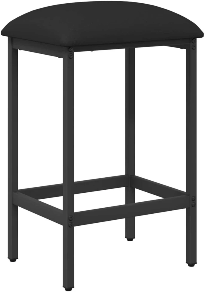 Baro taburetė Juoda 40 x 32 x 64 cm Apdirbta mediena